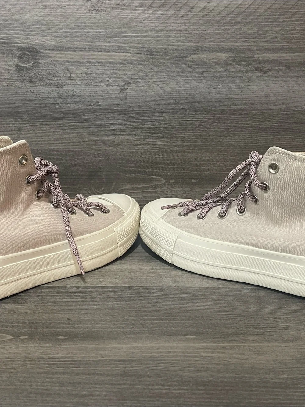 Converse Chuck Taylor Tri-Panel High Top Color Block Canvas Sneakers Women Sz 8 - Picture 4 of 9